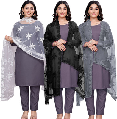 Kemza Net Embroidered Women Dupatta