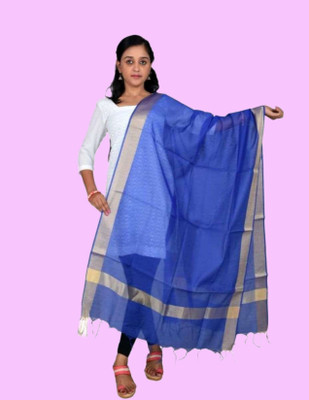 Draxstarr Cotton Silk Solid Women Dupatta