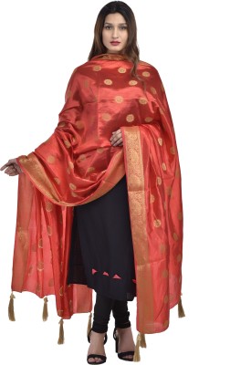 ufashion Pure Silk Woven Women Dupatta