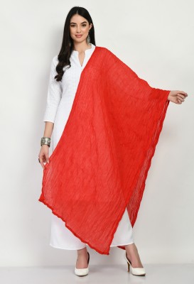 MAURYA Cotton Blend Solid Women Dupatta