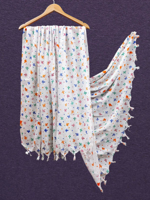 HOJIAX Rayon Printed Women Dupatta