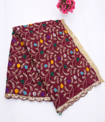 Icon Fashion Chiffon Embroidered Women Dupatta