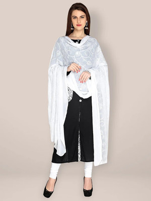 Kuhika Chiffon Embroidered Women Dupatta