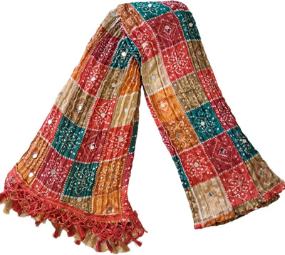SilkStyle Art Silk Printed Women Dupatta