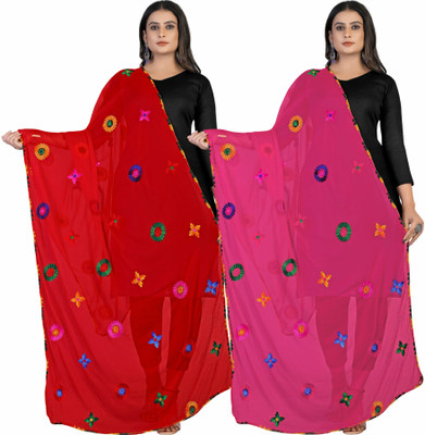 Kemza Chiffon Embroidered Women Dupatta