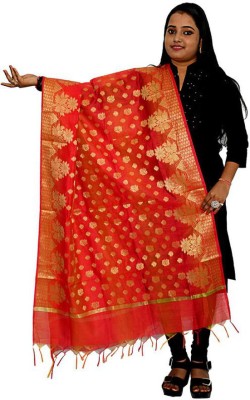 Pramila Fashion Cotton Silk Floral Print Women Dupatta