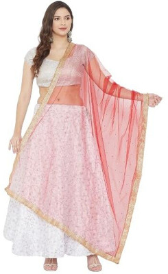 KARTHAV FASHION Net Self Design Women Dupatta