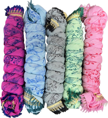 Nakoda Creation Cotton Blend Printed Women Dupatta