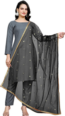 Kemza Net Embroidered Women Dupatta