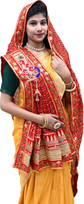 Ranisatiya Creation Georgette Embroidered Women Dupatta