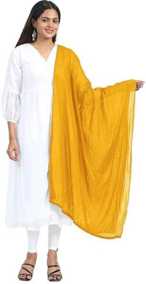 Moksh Pure Cotton Solid Women Dupatta