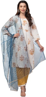 awkfull Net Embroidered Women Dupatta