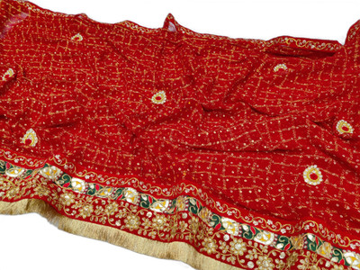 Ranisatiya Creation Art Silk Embroidered Women Dupatta