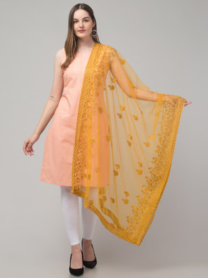 awkfull Net Embroidered Women Dupatta