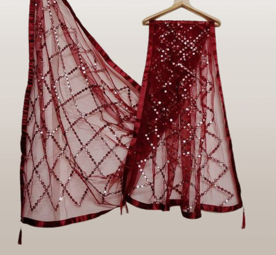 Jyotsna Collections Net Embellished Women Dupatta