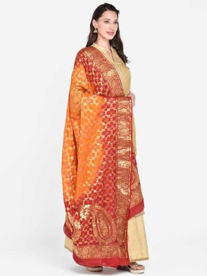 Aaradhya Fashion Art Silk Self Design Women Dupatta