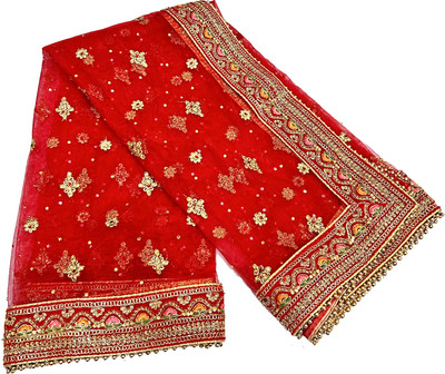 HOC Net Embroidered Women Dupatta