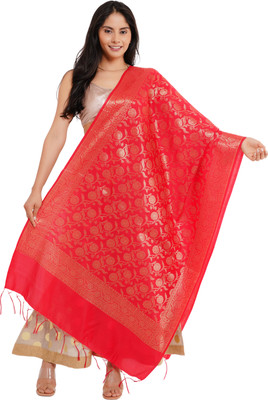 Rangyaatra Pure Silk Woven Women Dupatta
