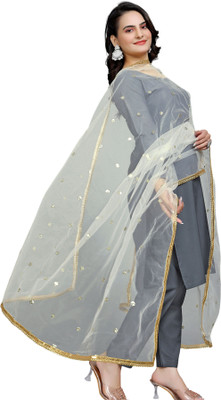 Kemza Net Embroidered Women Dupatta