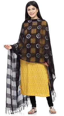 A R SILK Pure Cotton Printed Women Dupatta