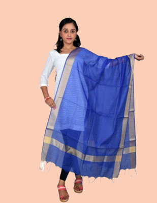 Draxstarr Cotton Silk Solid Women Dupatta