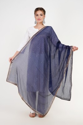 KARTHAV FASHION Cotton Blend Printed Women Dupatta