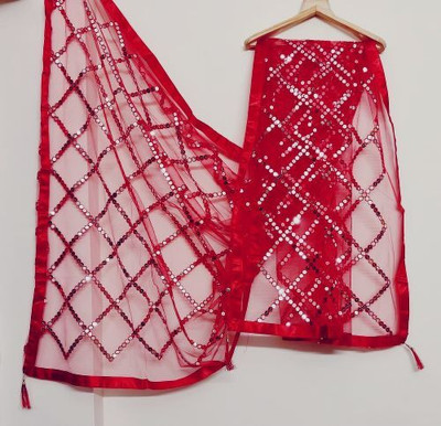 Jyotsna Collections Net Embellished Women Dupatta