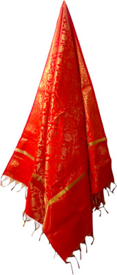 abhikart Silk Blend Woven, Embellished Women Dupatta