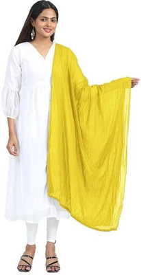 Moksh Pure Cotton Solid Women Dupatta