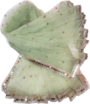 Navti Creations Net Embroidered Women Dupatta