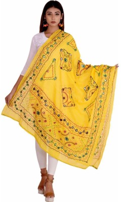 Craft Trade Pure Cotton Embroidered Women Dupatta