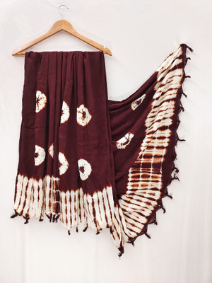 Furuux Enterprise Rayon Self Design, Hand Painted Women Dupatta
