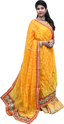 Ranisatiya Creation Art Silk Embroidered Women Dupatta