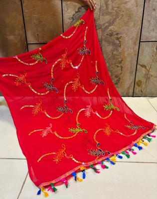 Nayerang Chiffon Embroidered Women Dupatta