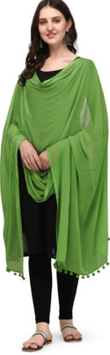 VaIdehi Chiffon Solid Women Dupatta