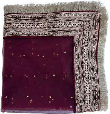 MISTHH Net Embroidered Women Dupatta