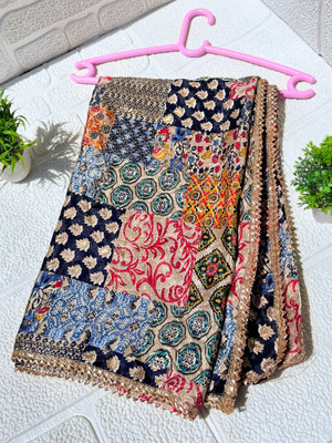 Nayerang Art Silk Embroidered Women Dupatta