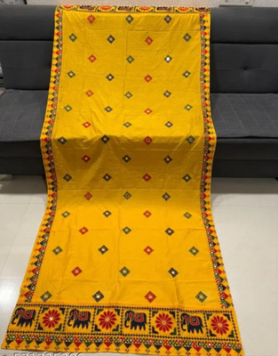 Odhniyaa creation Cotton Blend Embroidered Women Dupatta