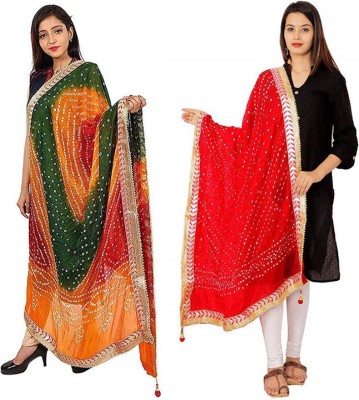 GG TEXTILE Art Silk Hand Painted Women Dupatta