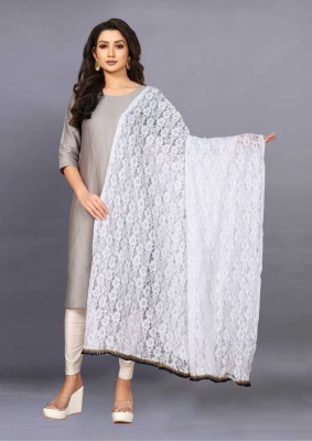 Julee Net Embroidered Women Dupatta