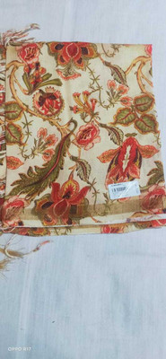 Jharcraft Cotton Blend Floral Print Women Dupatta