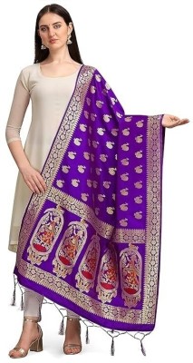 Trendify Looks Silk Blend Woven Women Dupatta