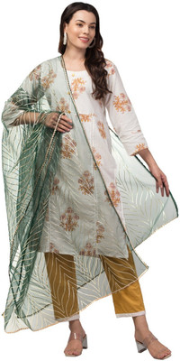 awkfull Net Embroidered Women Dupatta
