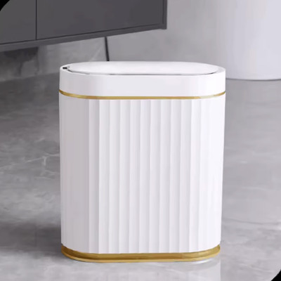 UMAI Sensor Trash Can Plastic Dustbin(White)
