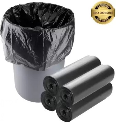 PASSA Biodegradable Garbage Bags Plastic Dustbin(Black)