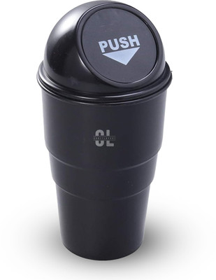 Craftlayout Car Interior Dustbin For Car Mini Trash Bin/Compact Portable Trash Can Plastic Dustbin(Multicolor)