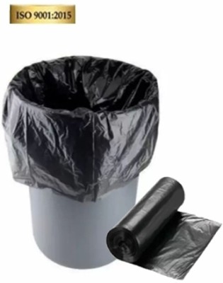 WONDERLAND 60 bag 19x21 inch OXO - Biodegradable Garbage Bags Plastic Dustbin(Black, Pack of 2)