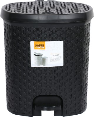 Jaypee Plus DISPOSE ALL BIG Shape Pedal Dustbin with Bucket for Home Office Multi Use Plastic Dustbin(Black)