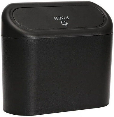 AMEEDARSHAN Car Leakproof Mini Trash Can with Lid for Hanging Storage Bag Container Plastic Dustbin(Multicolor)