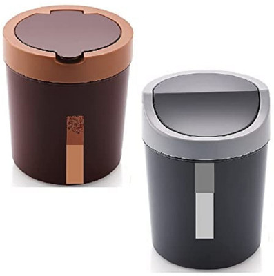 Meswarn Plastic Dustbin(Multicolor, Pack of 2)
